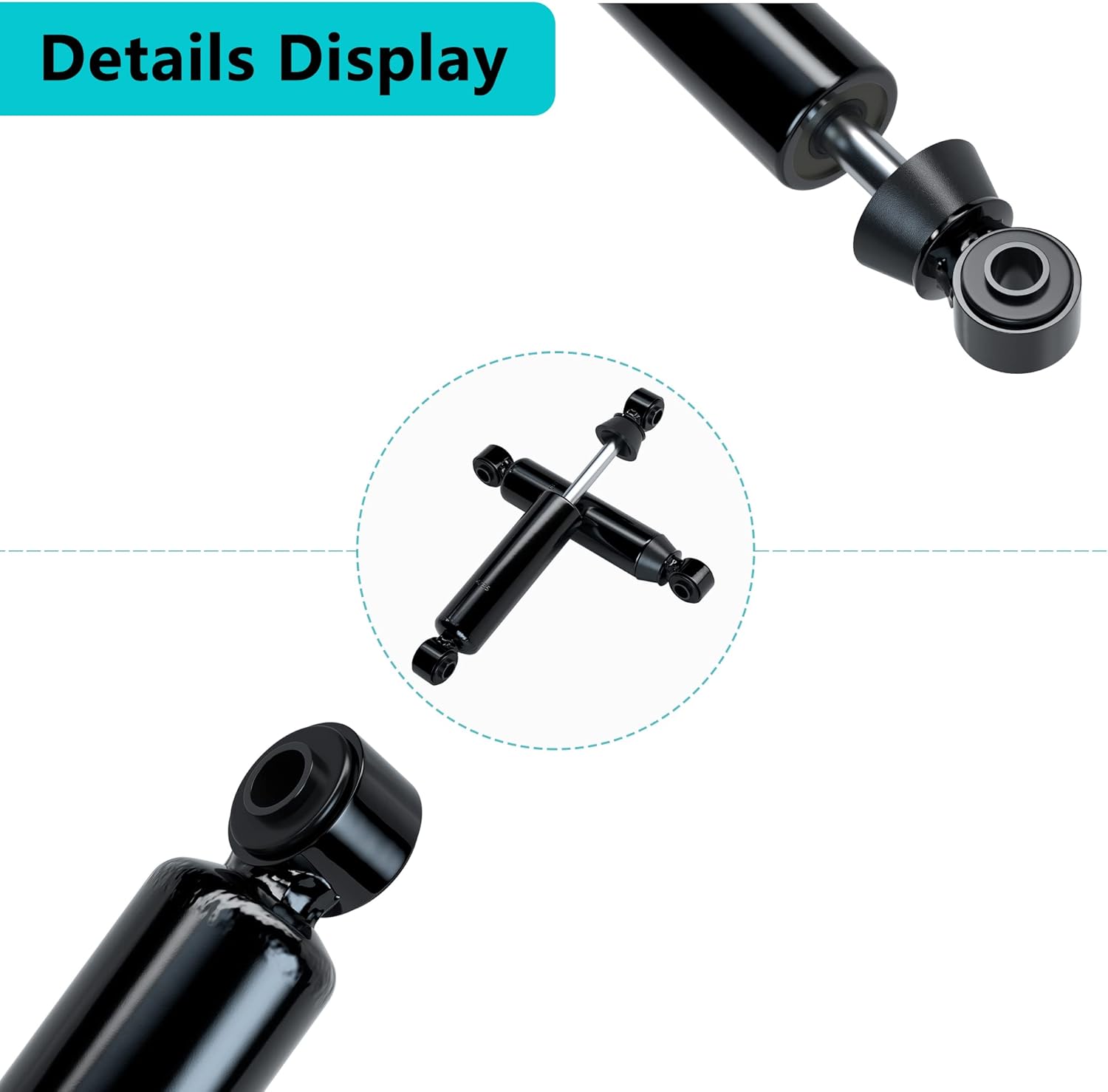 10L0L Golf Cart Front Shock Absorbers for Club Car DS Shocks G&E 1981-2011 1010991, 2004-Up Club Car Precedent Shocks 1014235 102588601-2-Pack