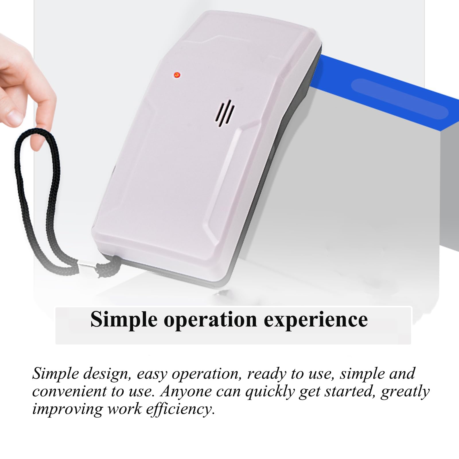 Détecteur de métaux portable avec alarme lumineuse acoustique et adsorption magnétique pour la sécurité des aiguilles cassées dans la détection de substances ferromagnétiques