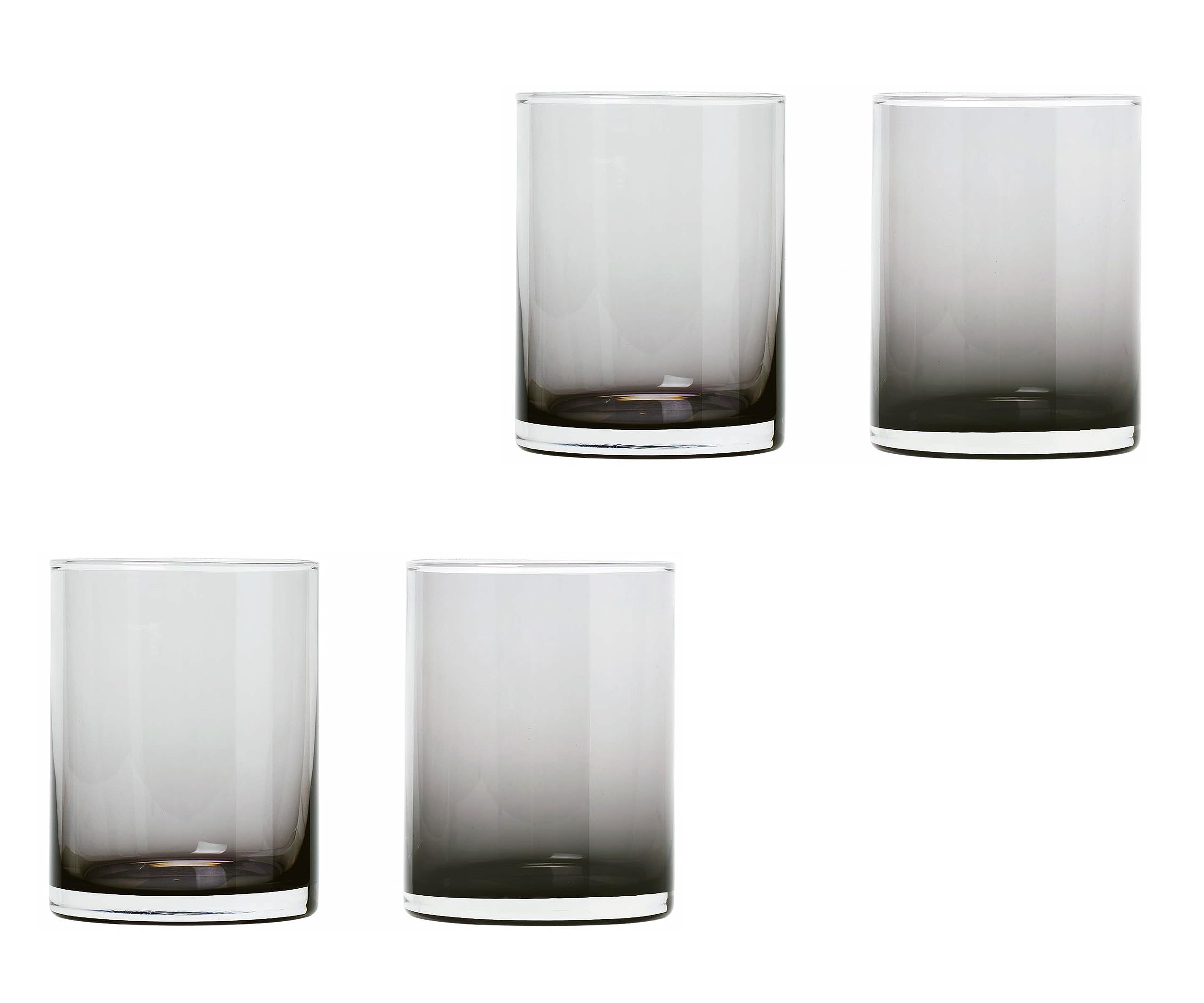 blomus Trinkgläser Set MERA | 4er Set Wassergläser | 220 ml | Spülmaschinengeeignet | Farbe Smoke