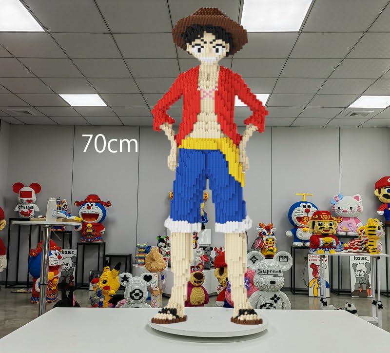 Amazon.co.jp: ワンピース ナノブロック グッズ 70cm ルフィ