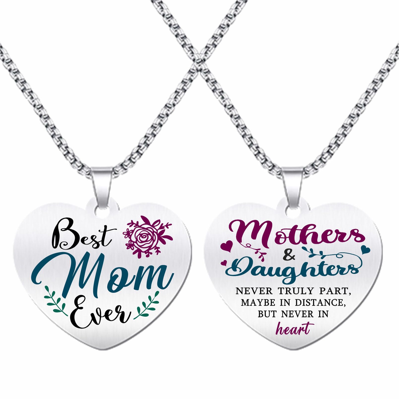 TGCNQ Mother and Daughter Gifts for Mom - Best Mom Necklace - Mom Gifts from Daughter for Birthday Mother's Day - Christmas Gifts for Mom