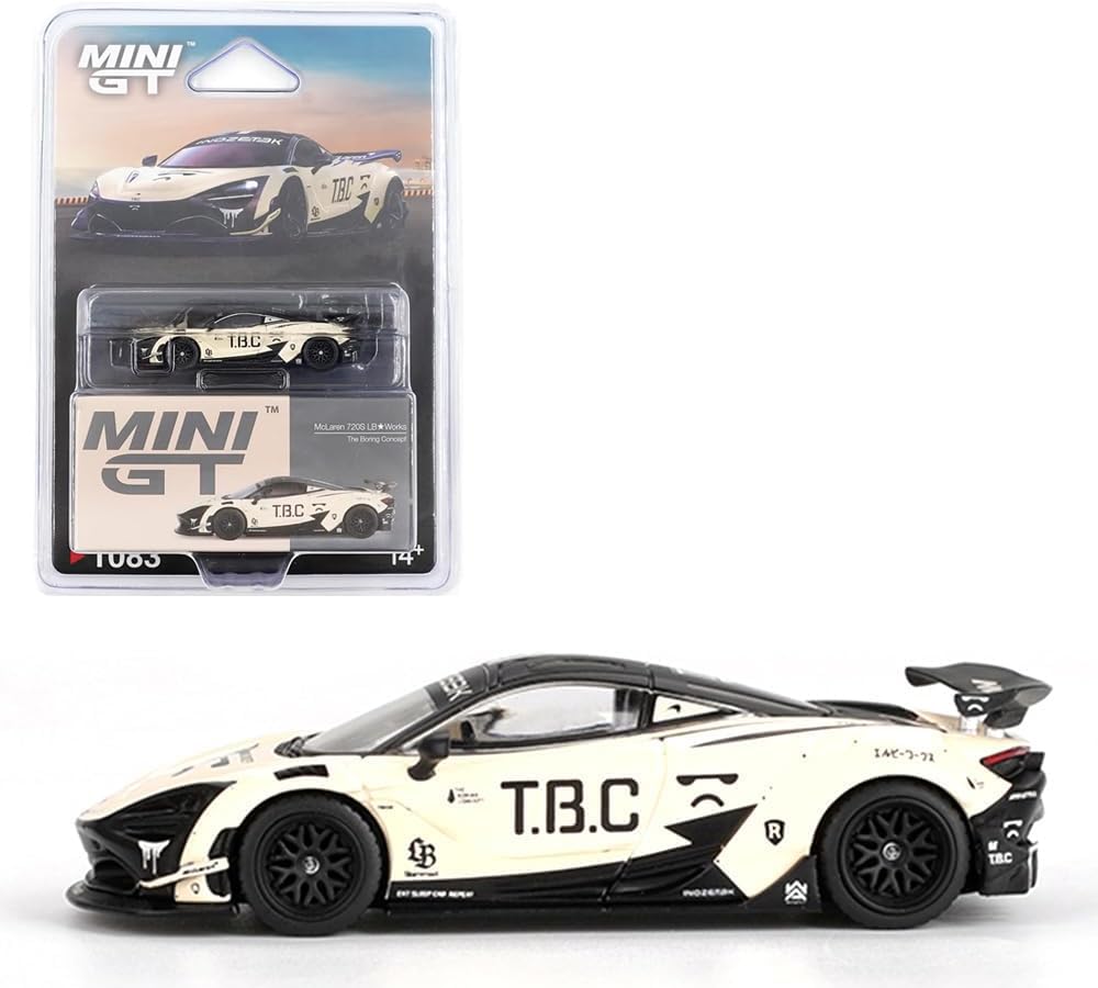 Diecast Model Car Compatible for McLaren 720S LB-Works The Boring