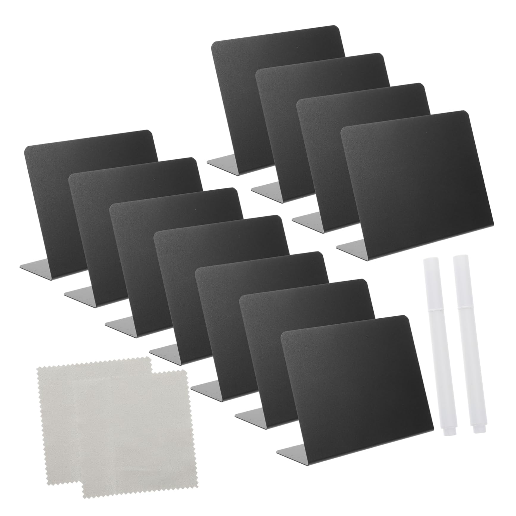 4 Sätze Desktop-kuchen-dessert-etikettenkarte Planke Zeichen Anzeige Led-notiztafel Mit Farben Kuchendekorationen Großes Tafelschild Anzeigetafel Kreidetafel Schreibtisch Plastik