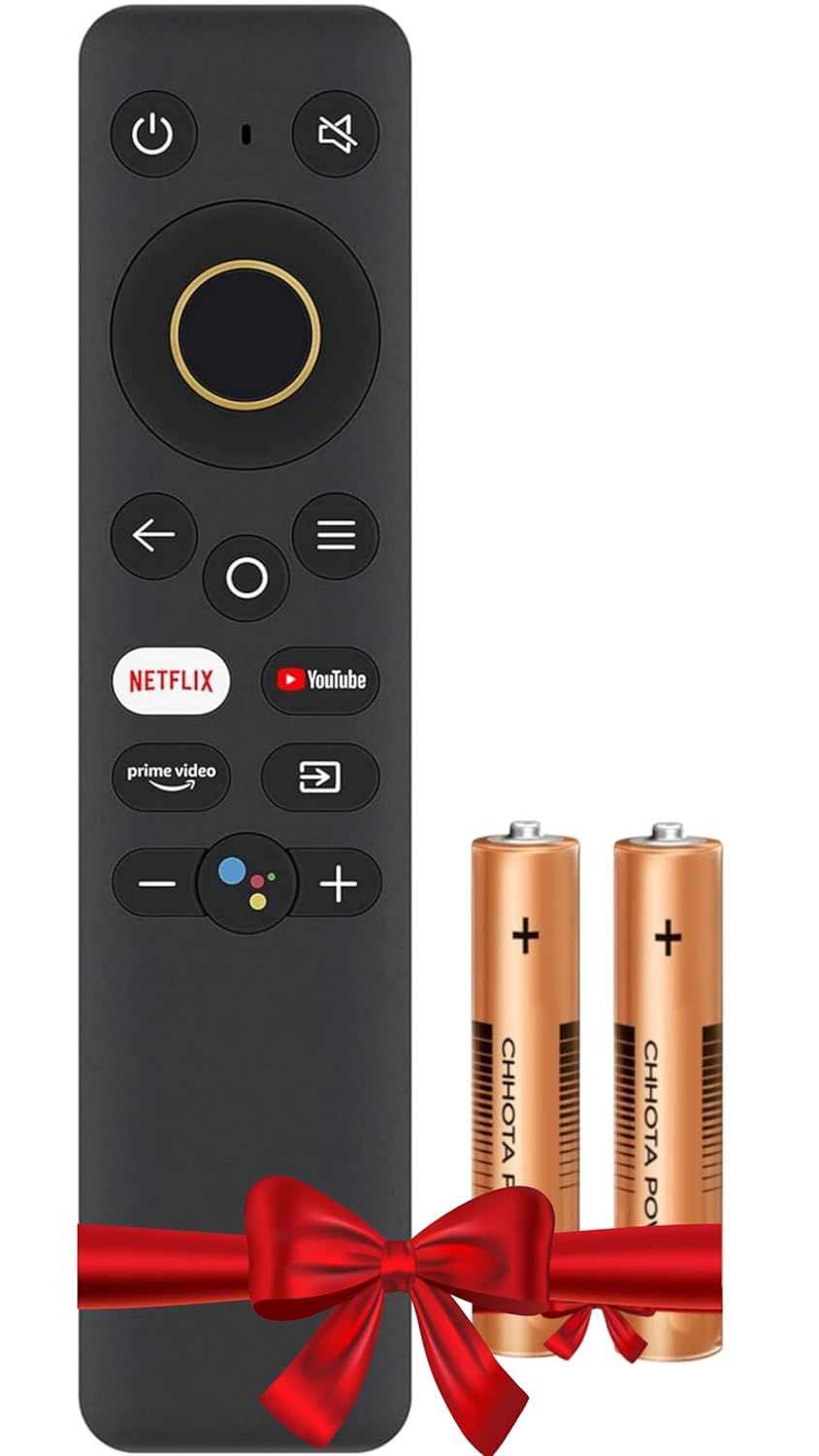 REDATOM® Compatible with Realme Smart TV Remote Control with 2 AAA Batteries, Suitable for 4K Android LED OLED QLED Television | Non Voice | Match Exactly with Previous Remote (REALME TV) REDATOM® Compatible with Realme Smart TV Remote Control with 2 AAA Batteries, Suitable for 4K Android LED OLED QLED Television | Non Voice | Match Exactly with Previous Remote (REALME TV)
