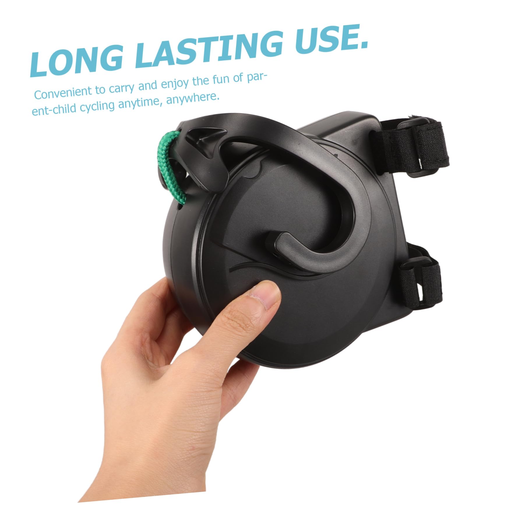 TOYANDONA Cuerda de Remolque para Bicicletas Infantiles Negra Abs