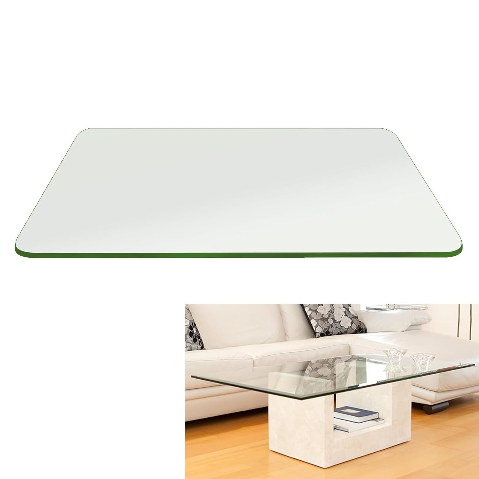 【引取限定】Glass Top Table Merced Glass Top And Nickel Occasional Table Set From Home Gallery