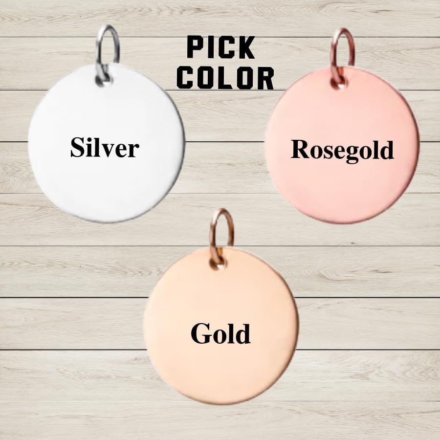 Miniatura 3 de Base Drum Charm, Personalized Engraved Stainless Steel Base Drum Name Charm, DIY, Music Gift for Musicians, Base Drum Players, Marching Band