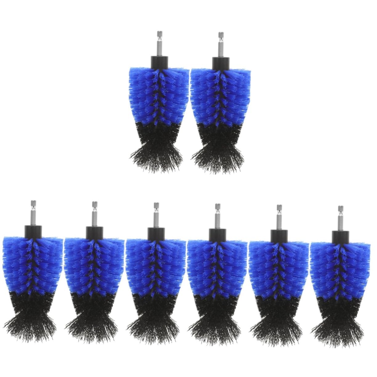 Healvian 8piezas Cepillos De Limpieza para Taladro Accesorio De Cepillo De Fregado para Hogar Cocina y Automóvil para Manchas y Puntos De Agua