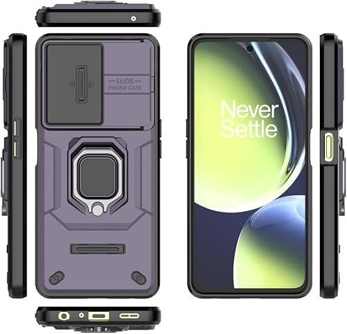 Vista 74 de Compatible con carcasa de soporte Honor 90 5G, con cubierta deslizante para lente de cámara compatible con funda Honor 90 5G REA-AN00 REA-NX9