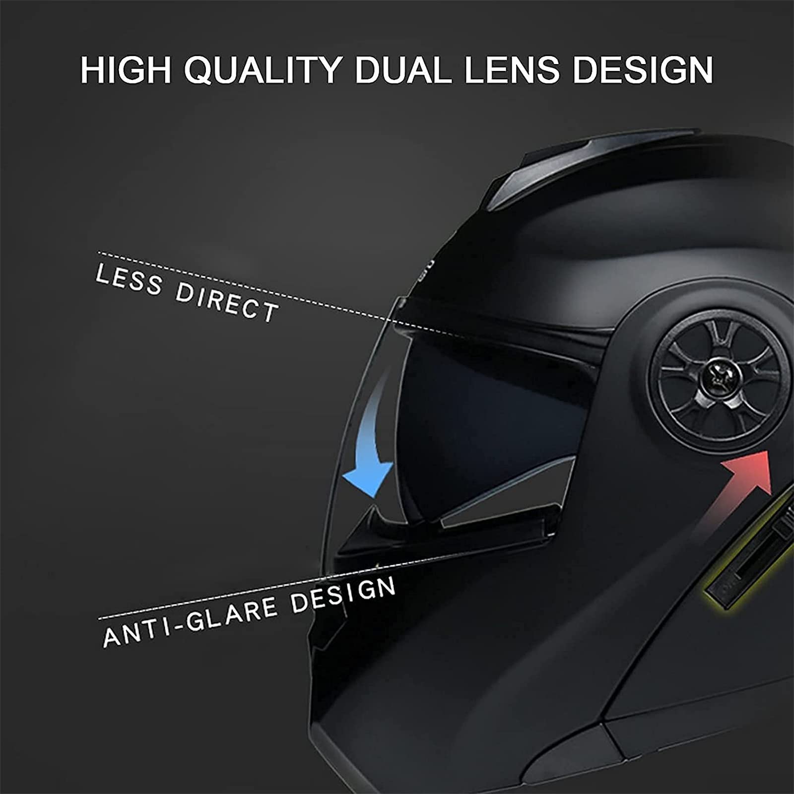 BGMKE Kask Motocyklowy Zintegrowany Modułowy Bluetooth Kask Integral Mężczyźni i Kobiety z Podwójnym Osłona Kaski Modułowe Otwierane Dorosłych Flip Full Face ECE Certification Kask Motocyklowy,S~XL