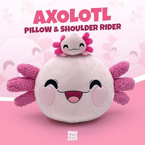 Miniatura 6 de Youtooz Youtooz Plush Collection - Jinete de hombro de 6 pulgadas de Axolotl magnético suave coleccionable