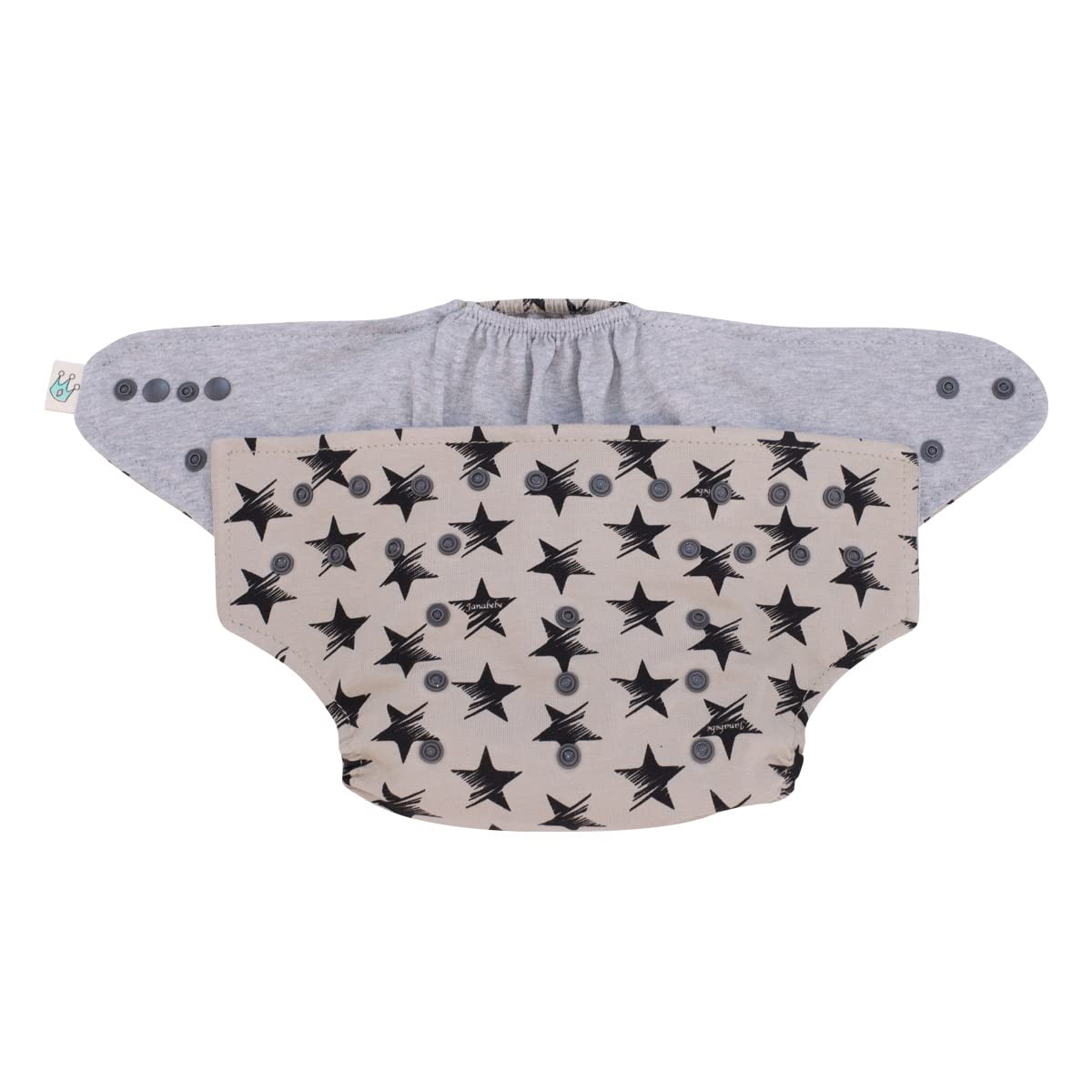 JYOKO Kids Pack de pañal de Tela impermeabilizado Ecológico Reutilizable + Compresas absorbentes y Bolsita Impermeable (Dark Sky)
