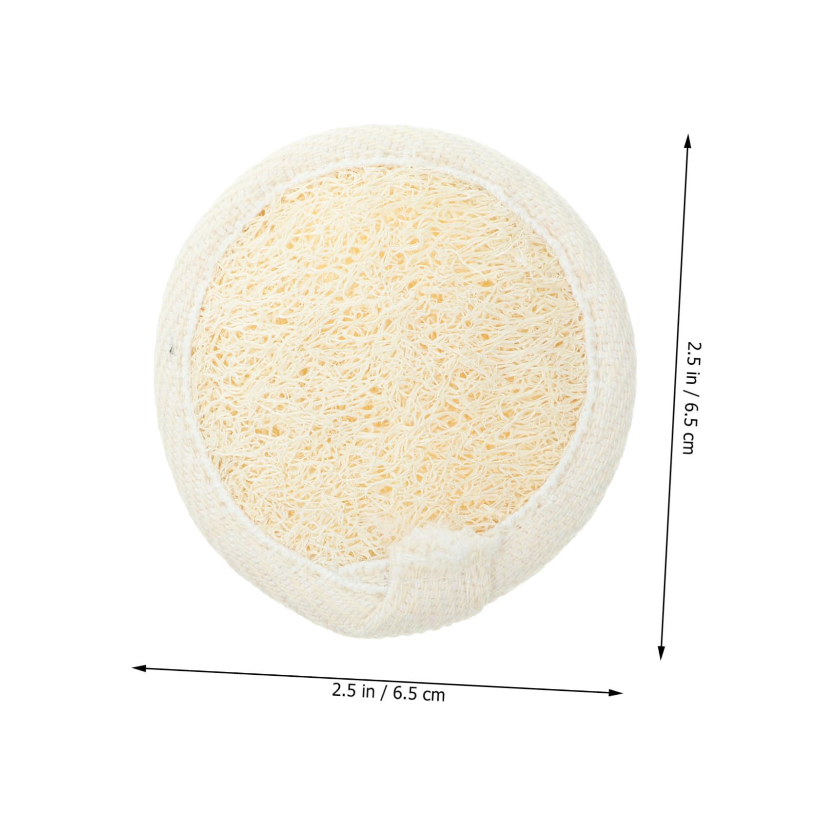 18 piezas Esponjas Redondas de Lufa Exfoliantes y Suaves Almohadillas Faciales para Limpieza Profunda y Masaje Corporal para Bebés y Uso Diario