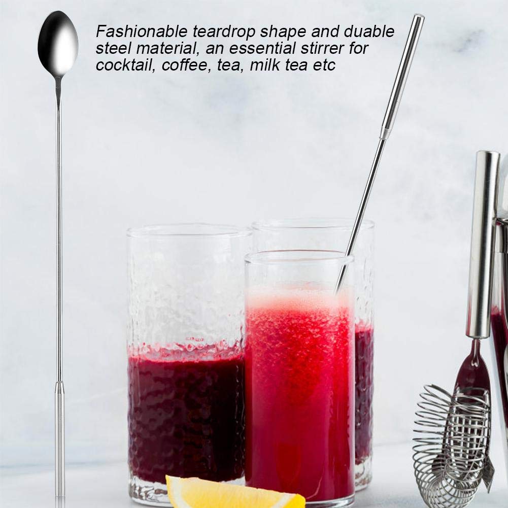 Cucchiaio Da Bar In Acciaio Inossidabile Da 12.5 Pollici - Per Mescolare Cocktail E Bevande