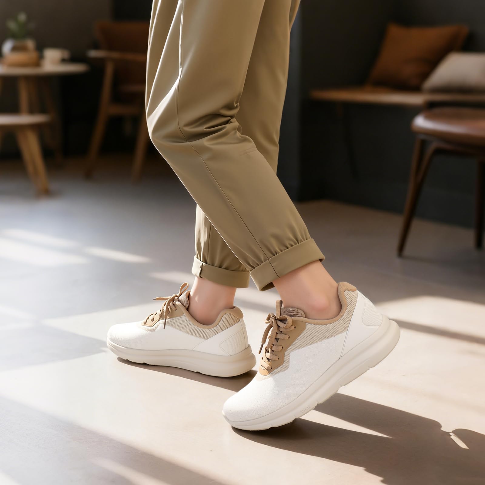 STQ Scarpe da corsa larghe da donna leggere scarpe sportive larghe comode scarpe ortopediche per alluce valgo a martello Odemen