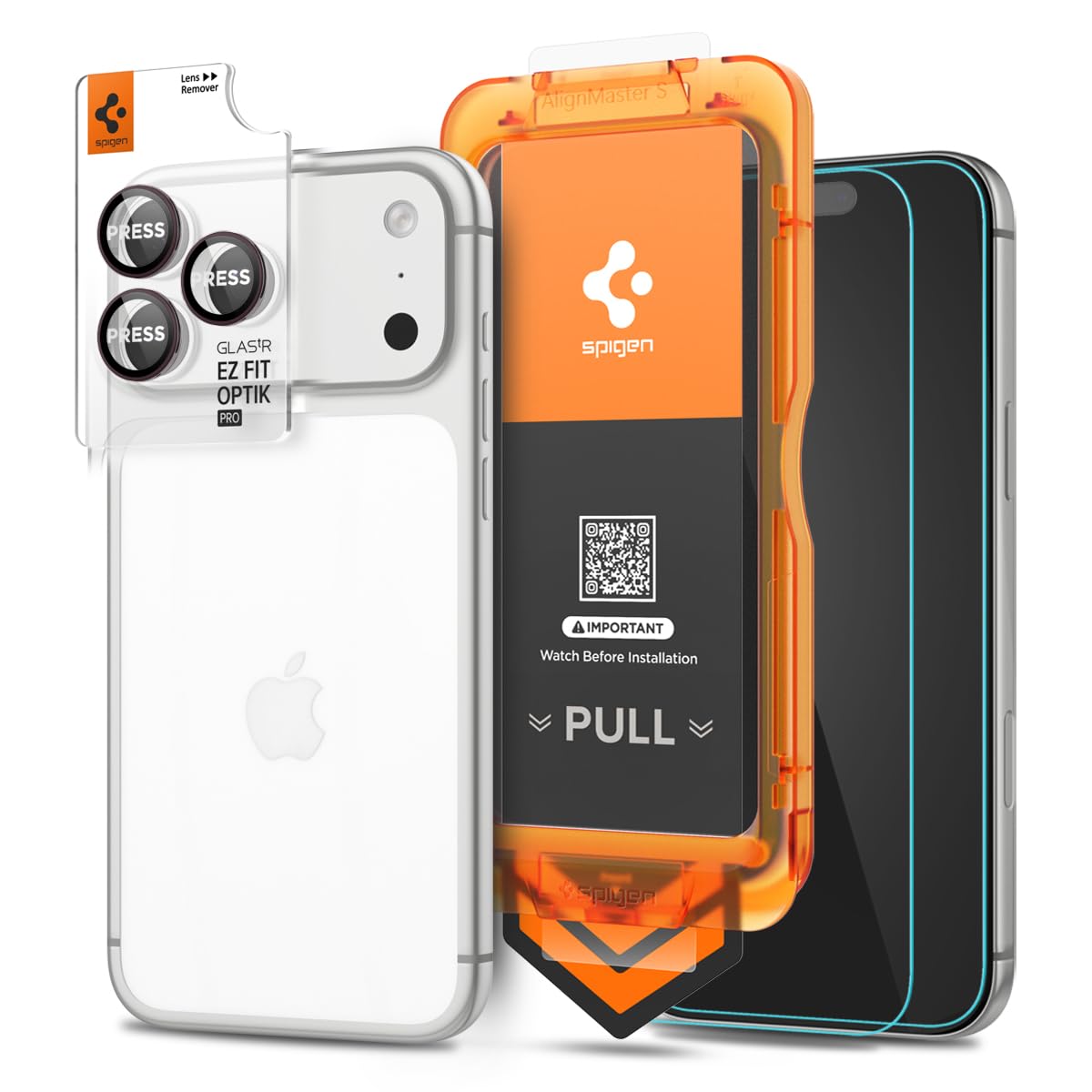 Spigen Pacchetto protezioni per schermo e fotocamera iPhone 18 Pro Max