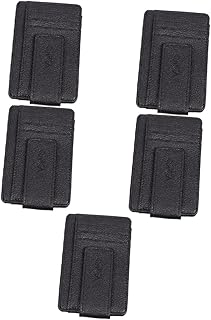 5 Peças Porta-Cartões Masculino Pulseira De Couro Carteira Curta De Couro Carteira Masculina Feminina Carteira De Embreagem Carteira Masculina Bolsa De Cartões De Couro Carteira