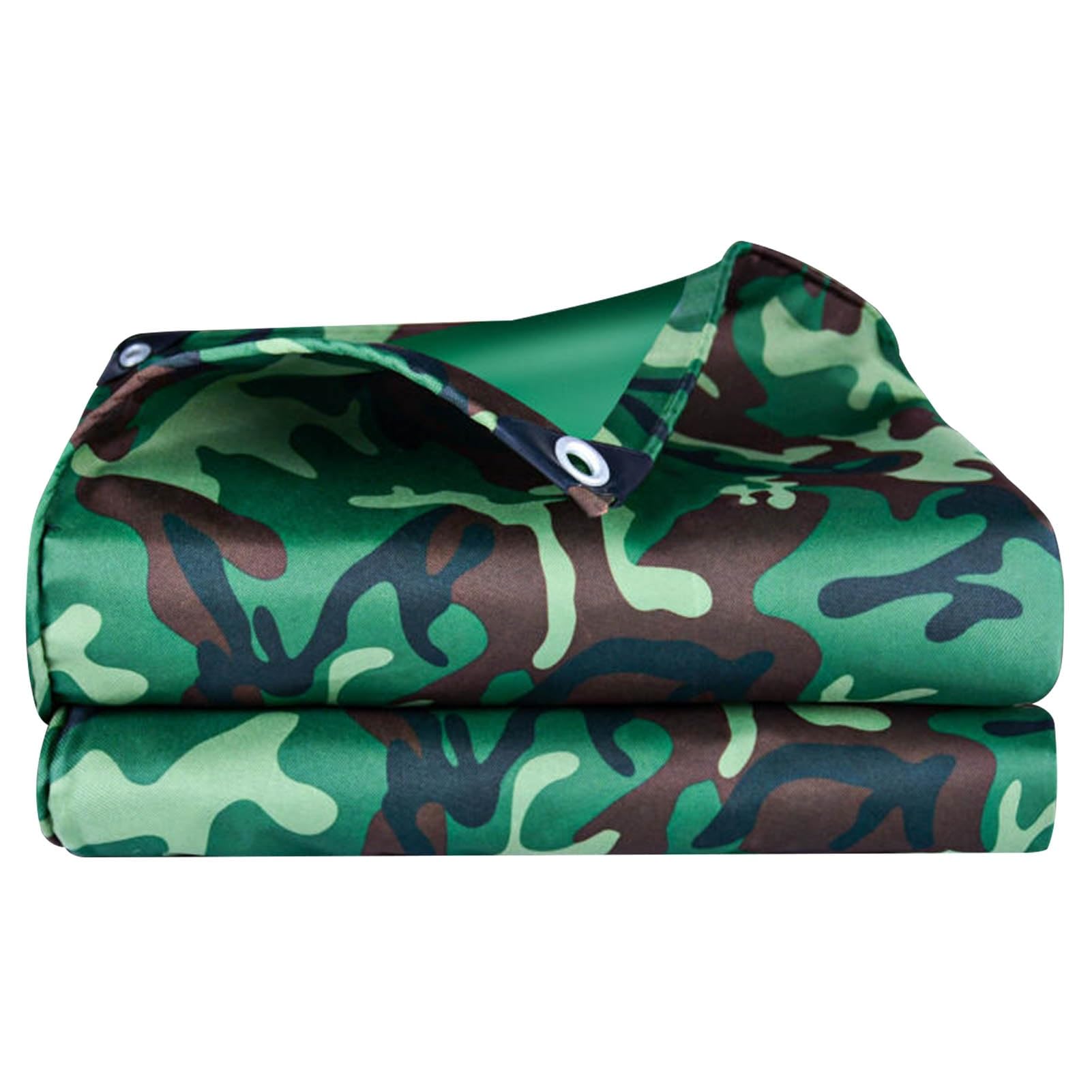 Lona de camuflaje verde para camping y suelos, protector impermeable de muebles en terraza