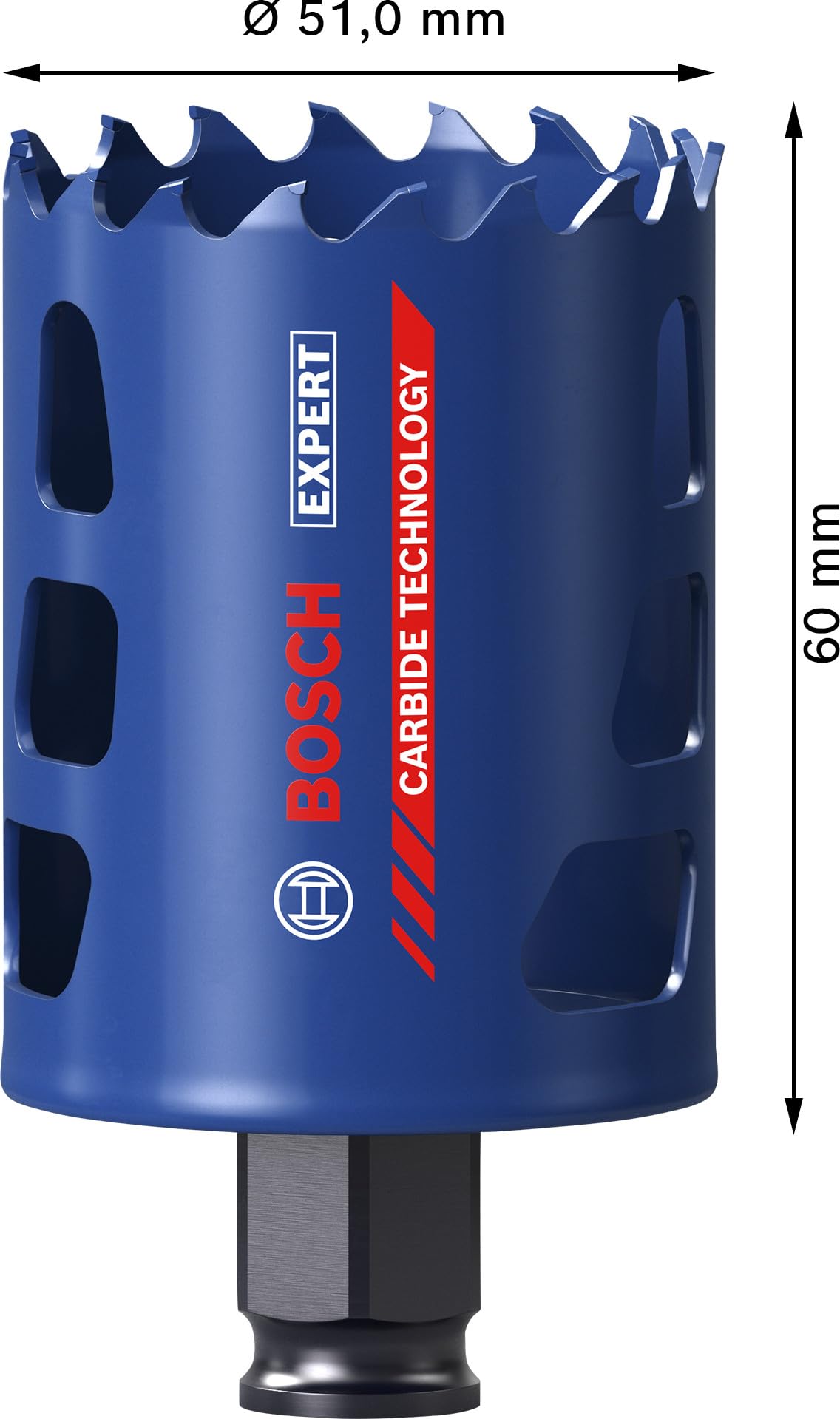 Bosch 1x Scie trépan EXPERT Multi Material Power Change Plus