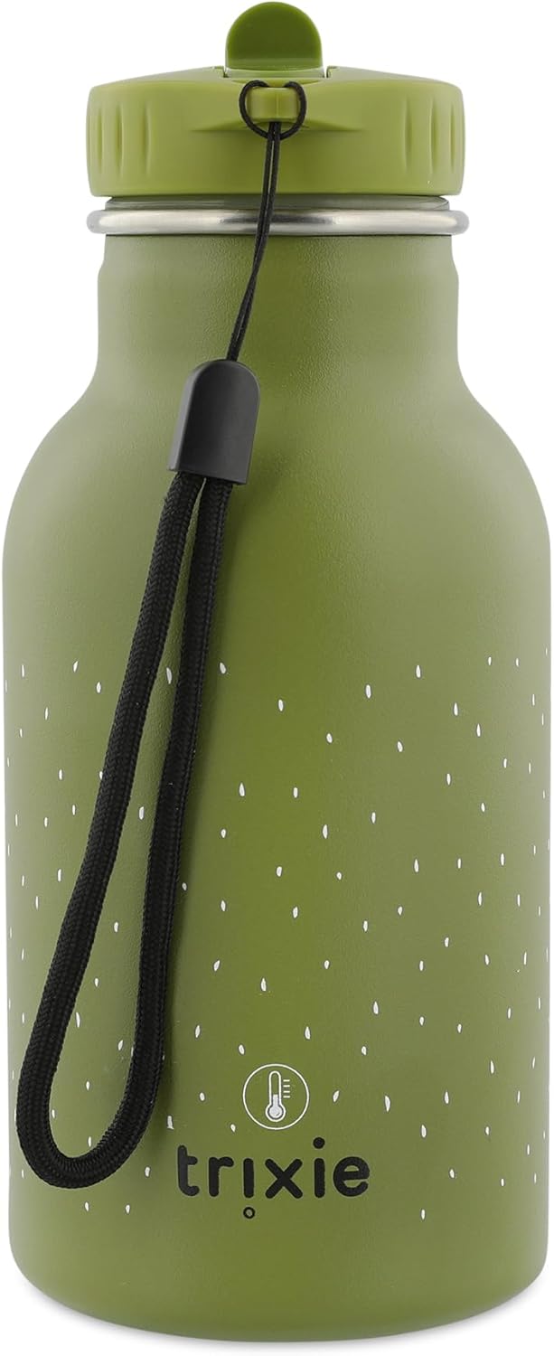 Trixie - Stainless Steel Kids Insulated Water Bottle 350ml (Mr. Dino (Dinosaure))