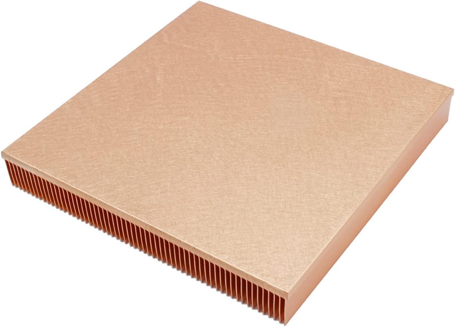 C'EsTBon LINGFE 150x150x20mm Pure Copper Heatsink Large Radiator Skiving Fin Heat Sink Compatible for Electronic Chip LED Cooling Heat Dissipation Joyous