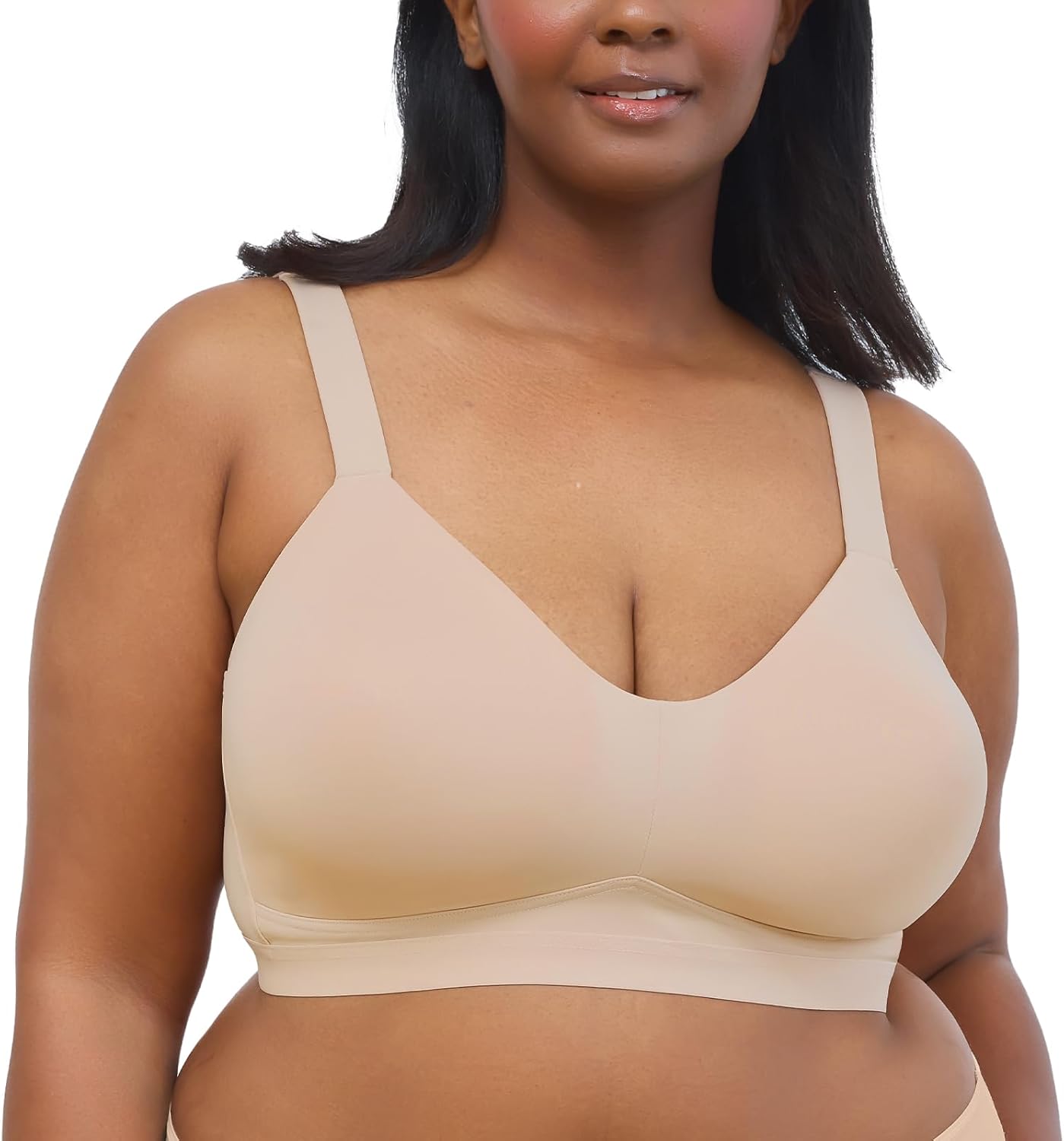 Leading Lady, Aurora, Wireless Bra for Women, Breathable Microfiber, Padded Cups, Full Coverage, Convertible Straps, 38A-40G