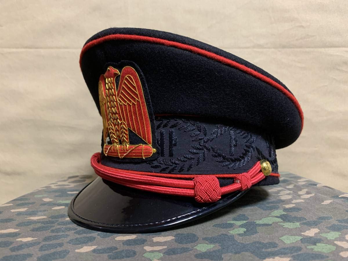 Amazon.co.jp: イタリア軍 イタリア ファシスト 制帽 レプリカ 中古品