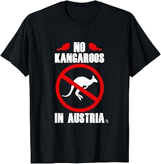 No Kangaroos in Austria Funny Australia Shirt