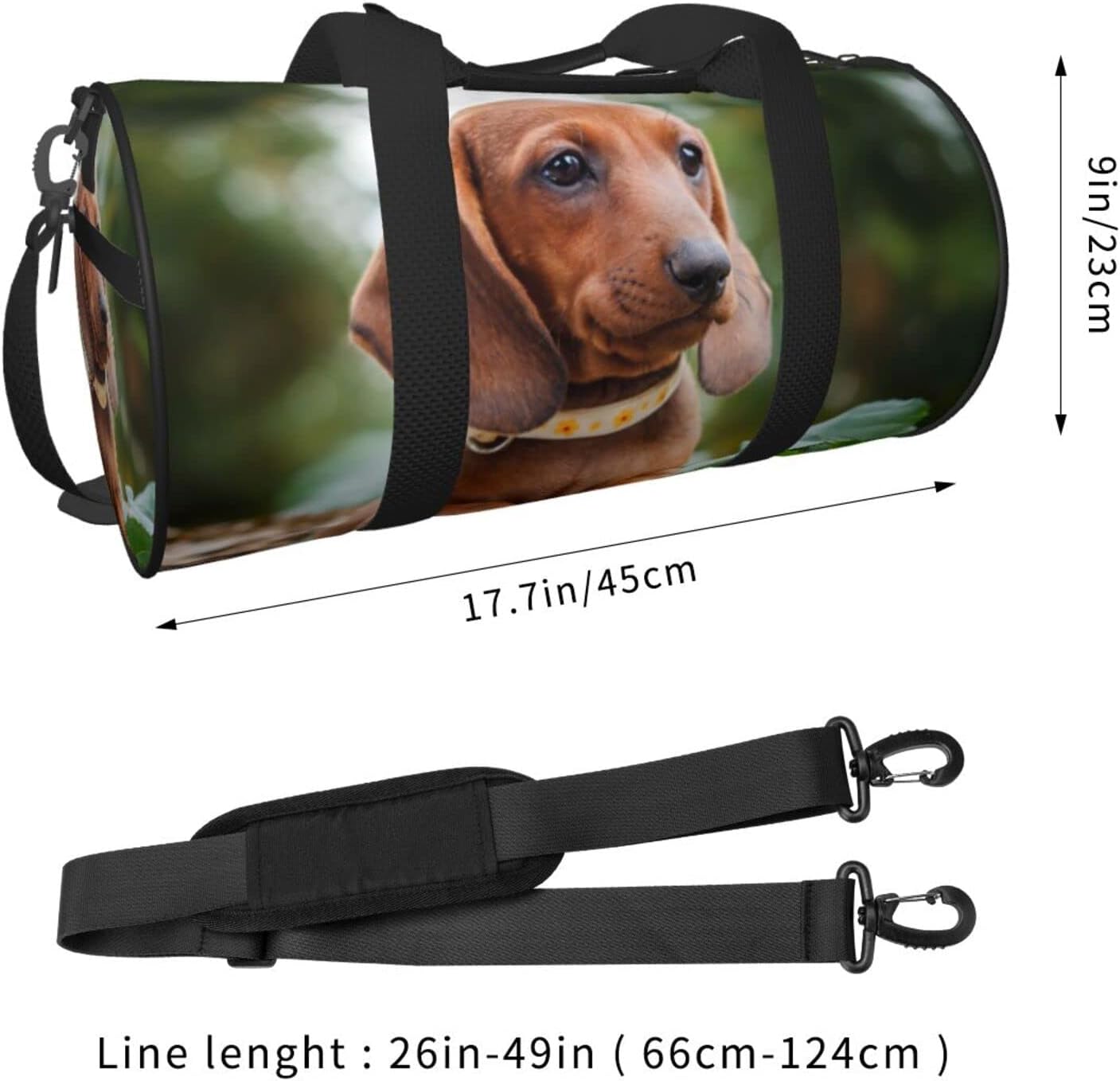 ボストンバッグ メンズ ジムバッグ 出張 スポーツバッグ 折りたたみバッグ 型くずれ防止 可愛いダックスフントの子犬 ジム レディース シューズ収納 防塵 ヨガ 運動 シワ防止 防水 軽量 旅行 旅行バッグ 大容量 ボストンバッグ メンズ ジムバッグ 出張 スポーツバッグ 折りたたみバッグ 型くずれ防止 可愛いダックスフントの子犬 ジム レディース シューズ収納 防塵 ヨガ 運動 シワ防止 防水 軽量 旅行 旅行バッグ 大容量