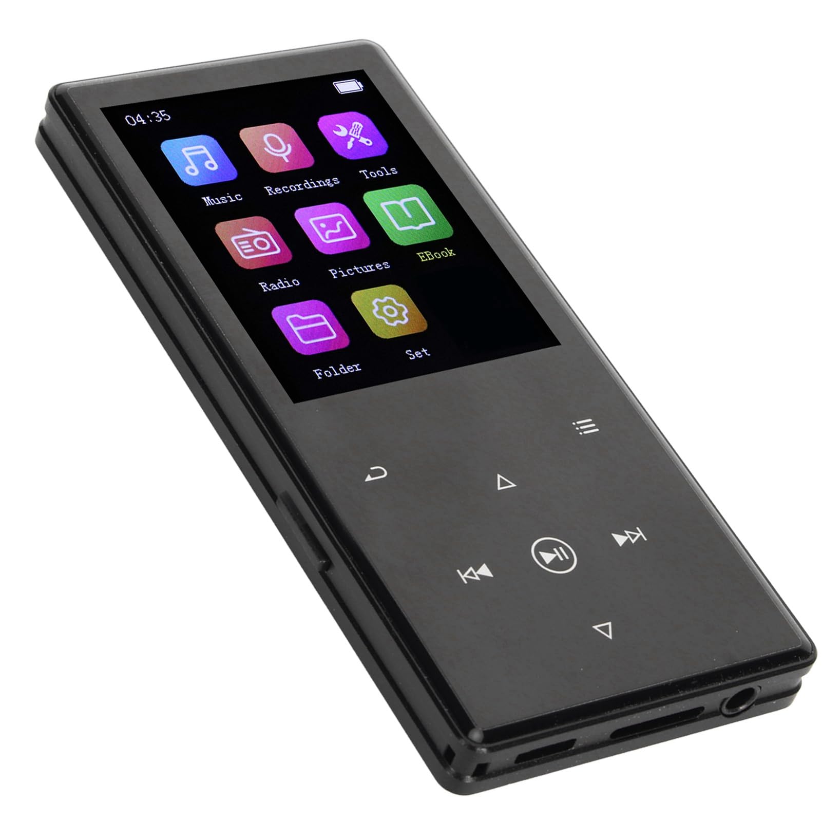 Lettore MP3 con Bluetooth 5.0, Batteria da 450mAh (16GB)