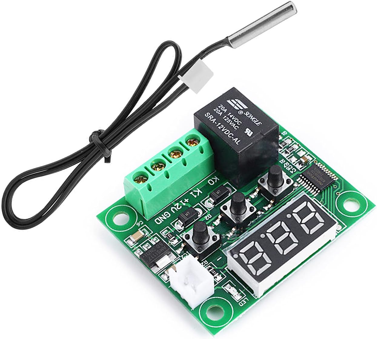 Amazon.com: W1209 DC 12V Digital Temperature Controller Module - 2 PCS ...