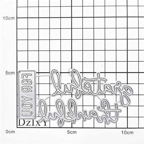 Vista 159 de DzIxY Shadow Just Note - Troqueles de corte de metal para hacer tarjetas, kit de álbumes de recortes, papel en relieve, troquelados, plantillas de 40
