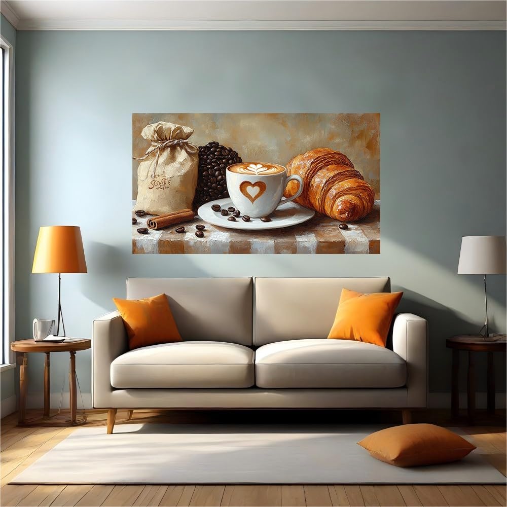 Calcomanías de pared taza de café con corazón para tapar imperfecciones de forma limpia