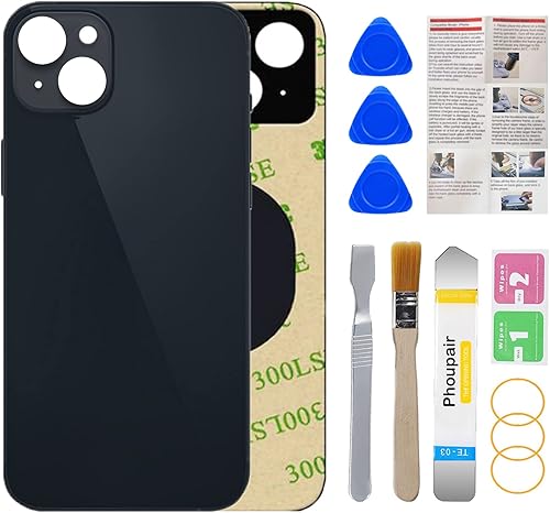 Reemplazo de cristal trasero OEM compatible con iPhone 14 Plus de 6.7 pulgadas, todos los portadores con kit de reparación profesional e