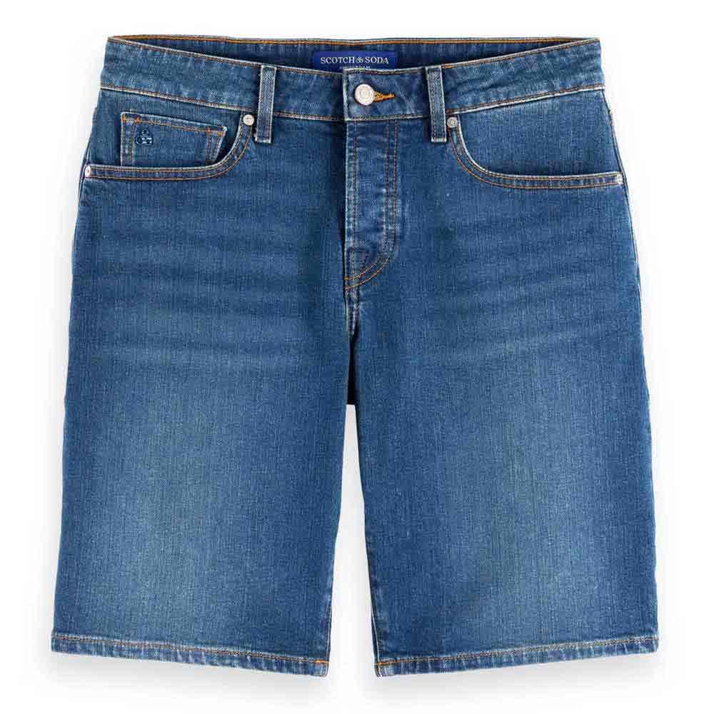 Scotch & Soda Men's Ralston Denim Shorts, Classic Blue, 38W