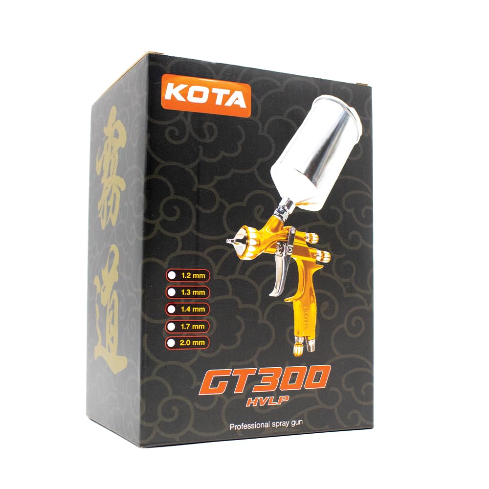 Amazon.com: KOTA Gold Edition HVLP Spray Gun Paint (1.3MM W/Cup