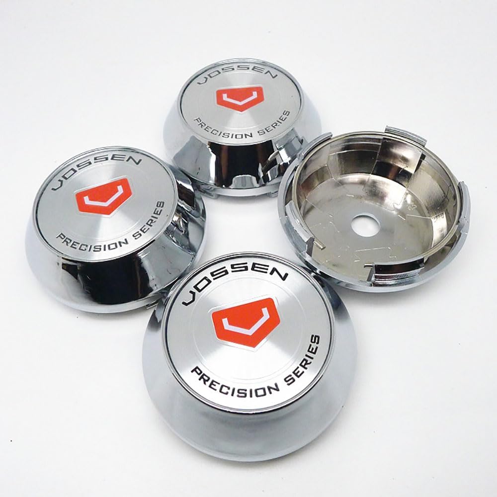 WxsDsq Wheel Center Hub Centre Caps 65MM 4 PCS Compatible with for VOSSEN Vossen 2024 Hubcaps ABS Alloy Ring,D