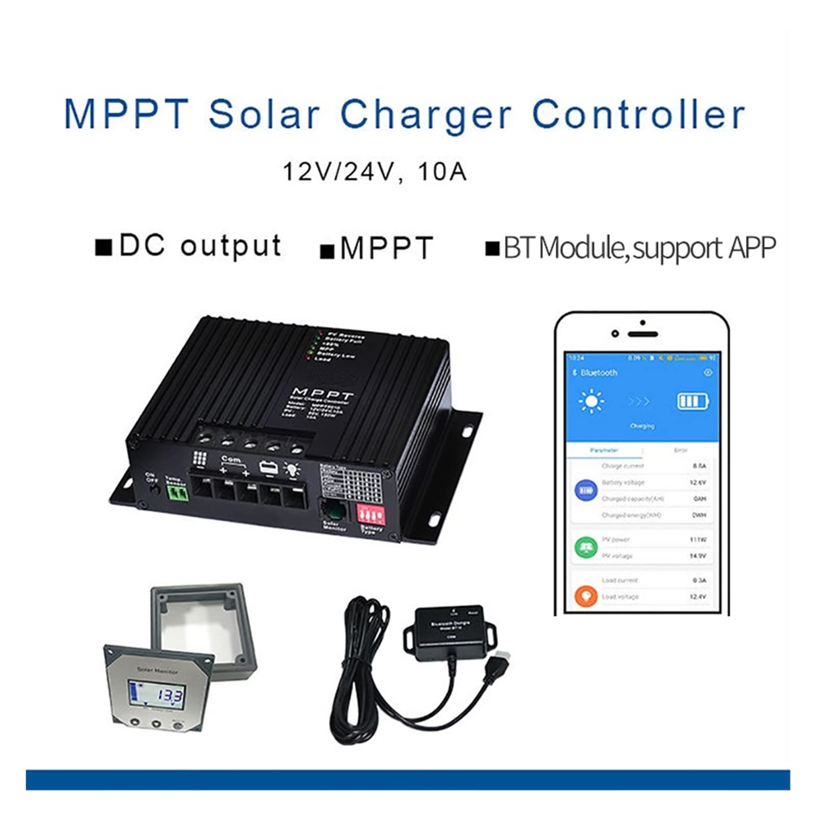 Controlador de Carga Solar, Controlador Solar