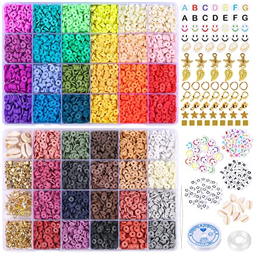 Gxdamxz Silikonperlen Set 64 Stück - DIY Perlen Für Armbänder & Schmuck