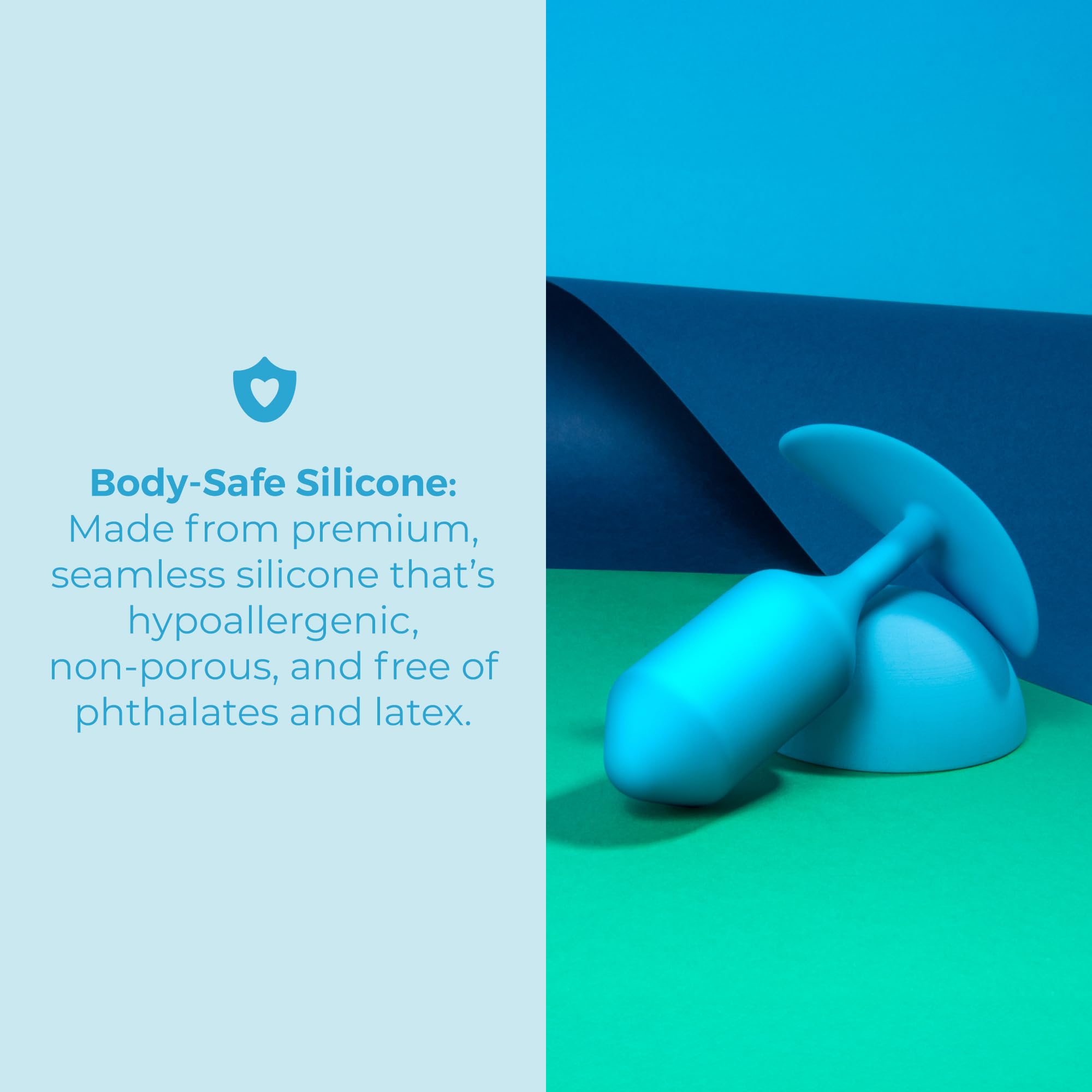 Amazon.com: b-Vibe Snug Plug 3, Weighted Silicone Butt Plug, Intermediate  Anal Plugs - Sex Toys for Adults, 180g (Teal) : Health & Household