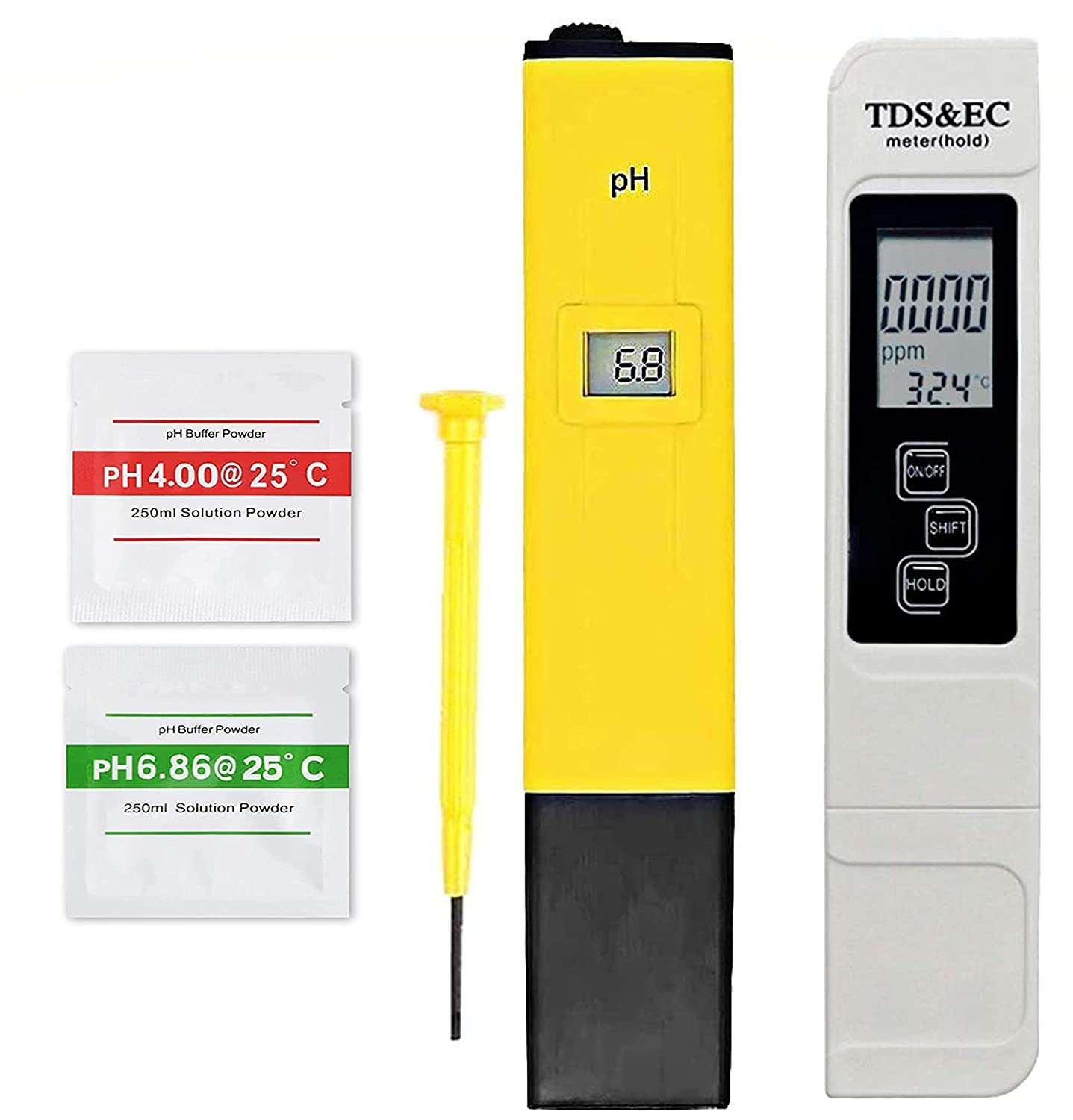 OCEAN STAR Digital TDS&EC Water and Temperature Meter, Purity Tester, 1ppm Resolution, 0-9990 ppm with Automatic Calibration Pen Type Water Quality Tester to test PH of Drinking Water