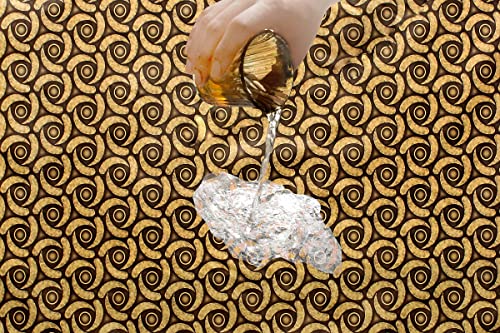 Image of The Furnishing Tree PVC Waterproof Microwave Oven Cover Compatible for Morphy Richards 20 L Solo 20MS Packed Pattern Yellow