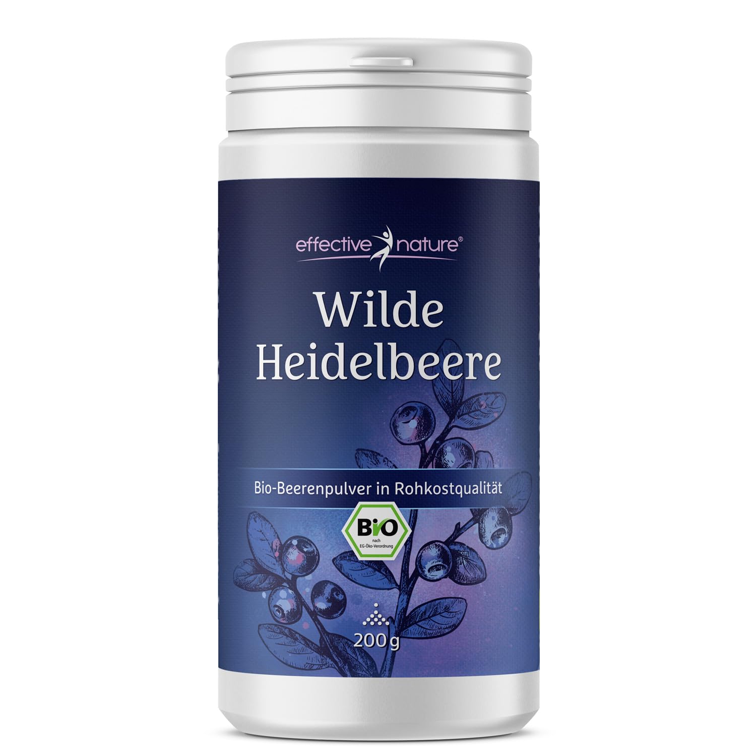 Wilde Heidelbeeren Bio Pulver 200 g