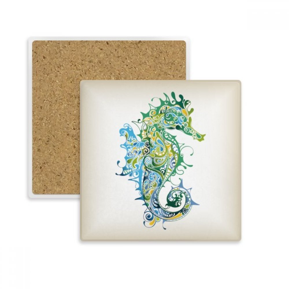 Coaster Hippocampus pour table basse et apéritif marin sur votre terrasse