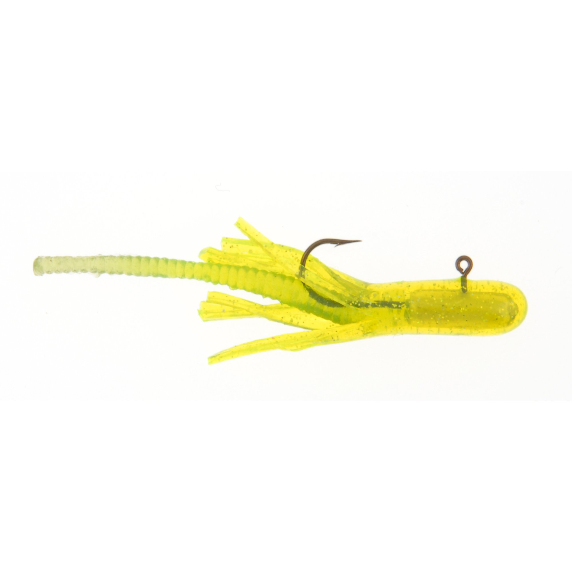 Berkley PowerBait Pre-Rigged Atomic Teasers Fishing Bait, Chartreuse Silver Fleck, Irresistible Scent & Flavor, Ready-to-Fish, Ideal for Trout, Bass, Panfish Species and More โ image 1