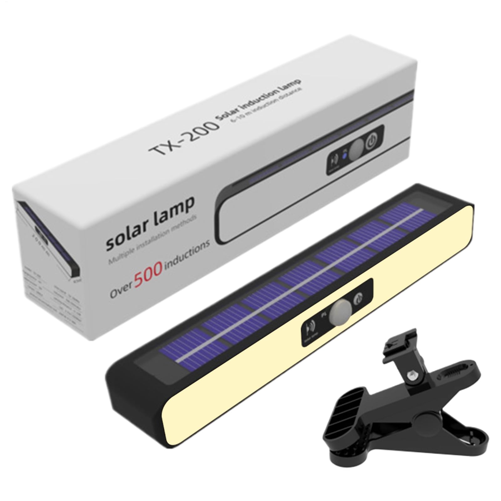 Clip On Motion Lights Outdoor - Rechargeable LED Sensor Lights, Security Floodlights | Adjustable Clamping Motion Light With USB Charging For Patio Garage And Te Illumination