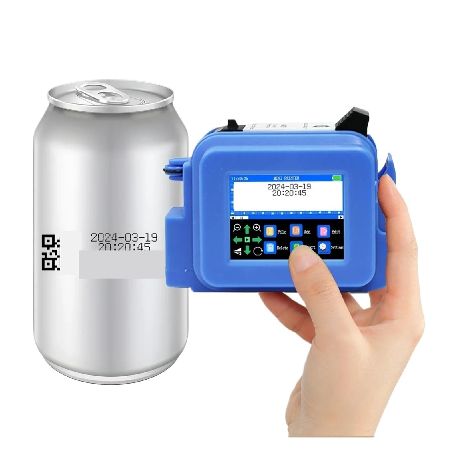 Imprimante jet d'encre portable pour personnaliser vos colis et packagings
