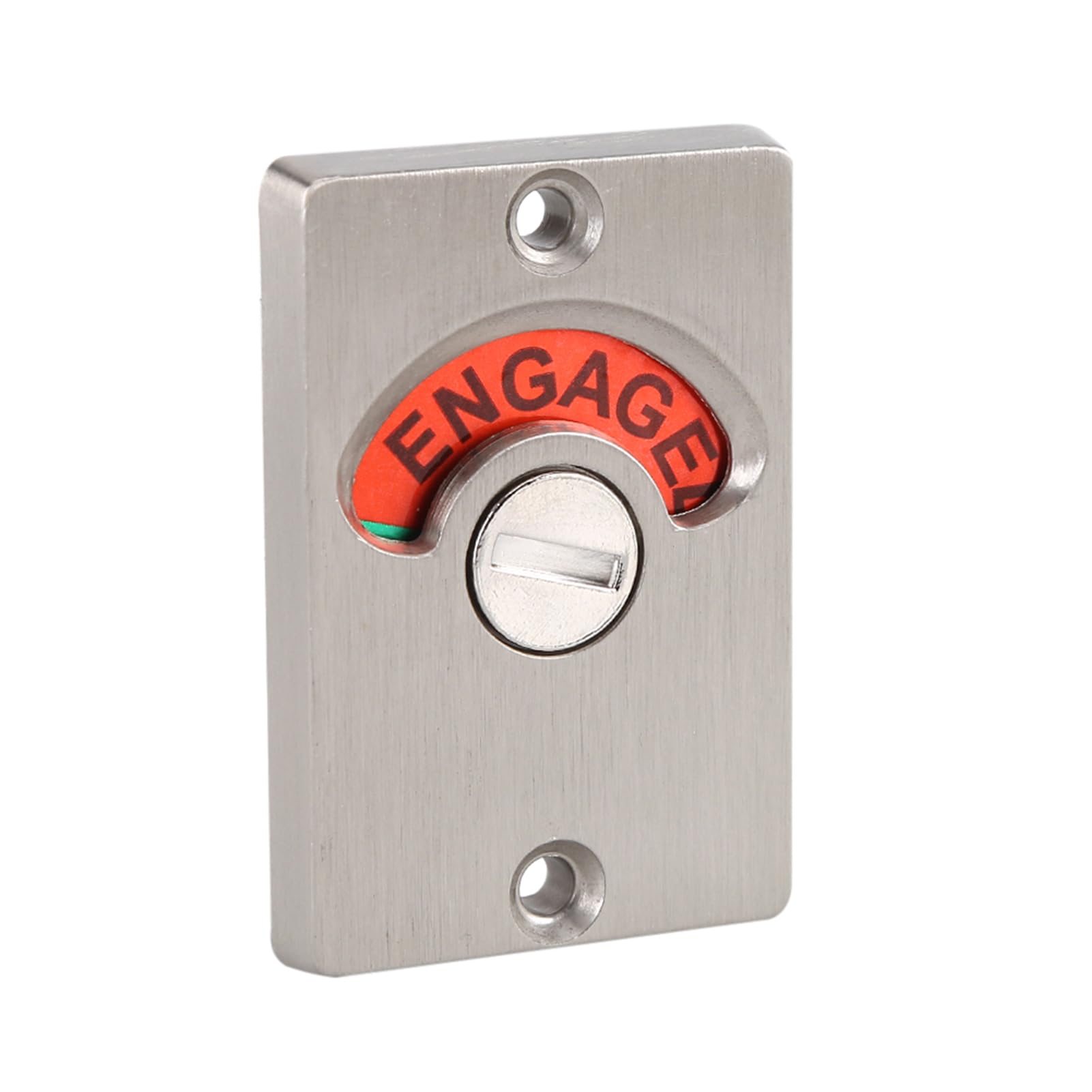 Natudeco Indicator Door Lock Bathroom Toilet Bolt Door Lock Vacant Engaged Indicator and Screw Fitting for Restroom Toilet