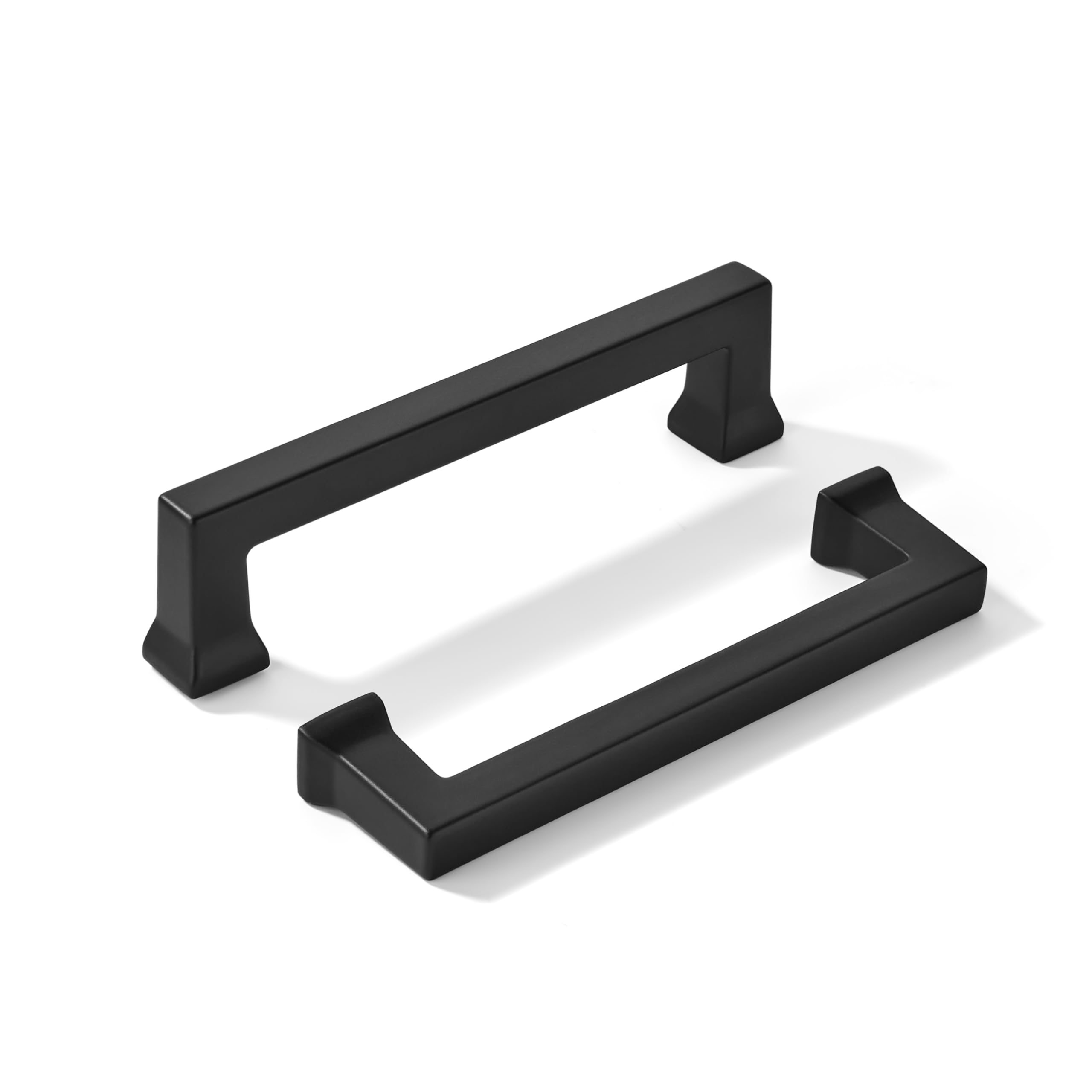 KHTUMEWARE-80414 Matte Black Cabinet Pulls CTC 4 in (102 mm) 10-Pack