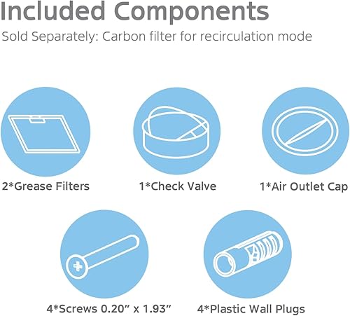 Miniatura 9 de Midea MVU30W4AST - Filtro reutilizable de acero inoxidable duradero para debajo del gabinete, sin conductos y sin conductos, 3 velocidades y campana